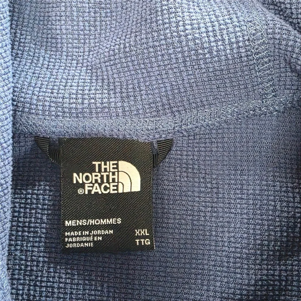 The North Face Gorpcore Colorblock Fleece Hoodie XXL Outdoor Blue Green